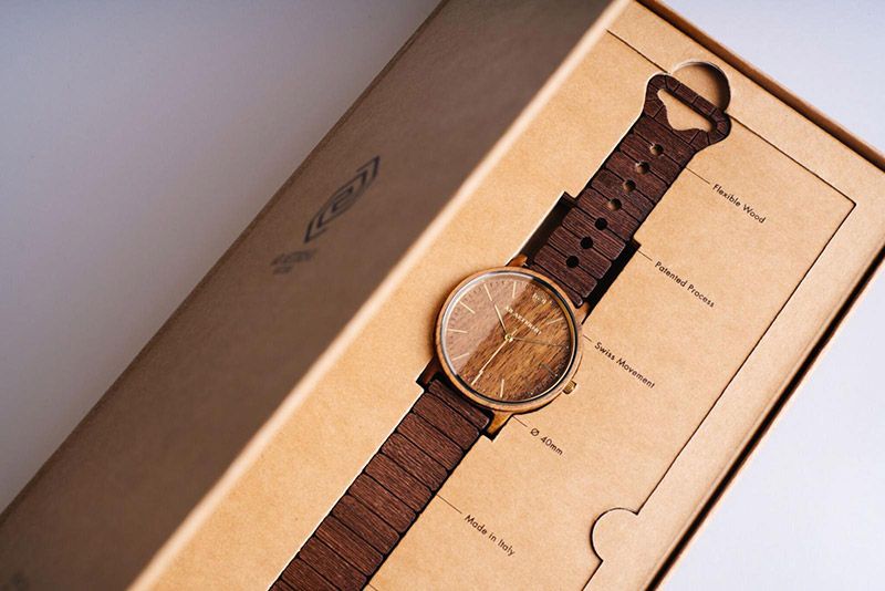 自然とデザインが調和したおしゃれな木製オーガニック腕時計