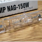 ADA メタハラ グリーン球 NAG-150Wに変更してみた。